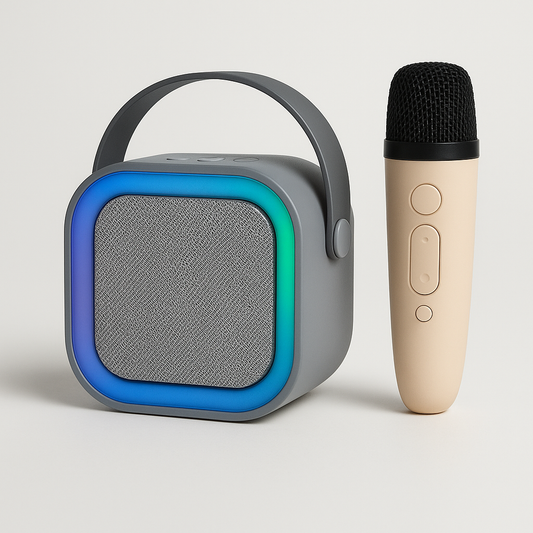 GadgetsNest™ Portable Karaoke System – Wireless Mic + LED Party Speaker